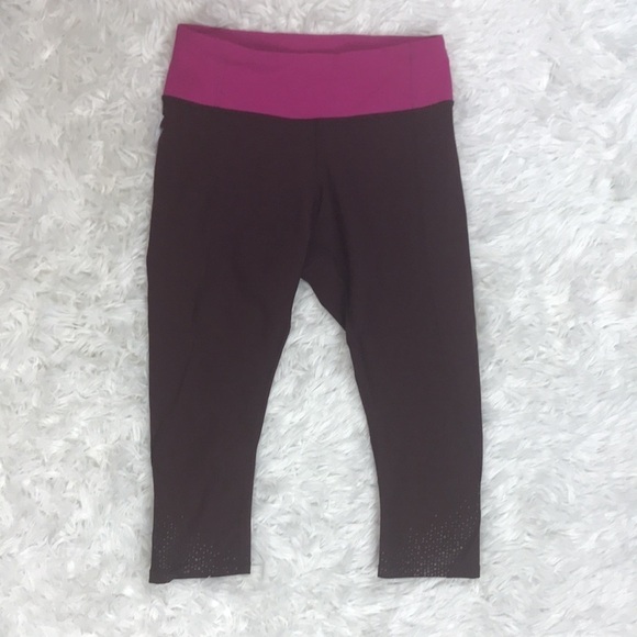 Lululemon Tight Stuff Crop Bordeaux Drama - Picture 2 of 13